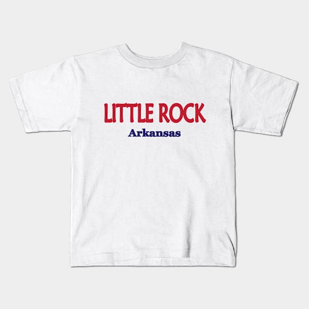 Little Rock, Arkansas Kids T-Shirt by PSCSCo